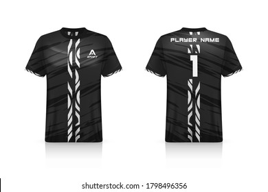 Sports Tshirt Jersey Design Vector Template Stock Vector (Royalty Free ...