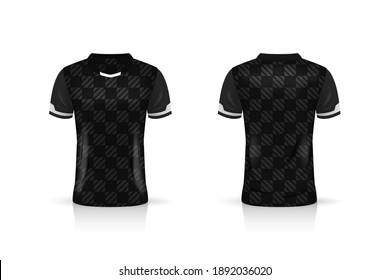 Specification Soccer Sport mockup , Esports Gaming T Shirt Jersey template. mock up uniform . Vector Illustration design