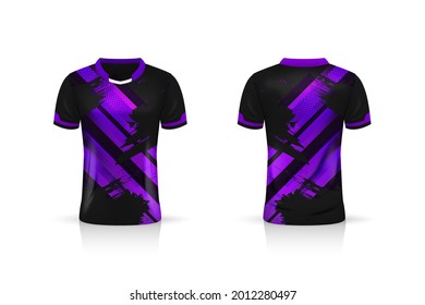 Specification Soccer Sport Mockup , Esports Gaming T Shirt Jersey Template. Mock Up Uniform . Vector Illustration Design