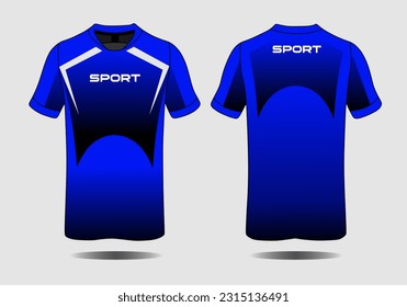 Specification Soccer Sport mockup , Esports Gaming T Shirt Jersey template. mock up uniform . Vector Illustration design