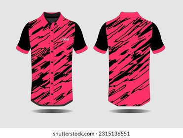 Specification Soccer Sport mockup , Esports Gaming T Shirt Jersey template. mock up uniform . Vector Illustration design