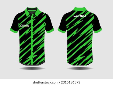 Specification Soccer Sport mockup , Esports Gaming T Shirt Jersey template. mock up uniform . Vector Illustration design