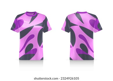 Specification Soccer Sport mockup , Esports Gaming T Shirt Jersey template. mock up uniform . Vector Illustration design