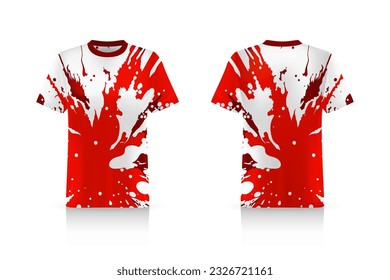 Specification Soccer Sport mockup , Esports Gaming T Shirt Jersey template. mock up uniform . Vector Illustration design