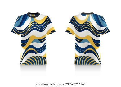 Specification Soccer Sport mockup , Esports Gaming T Shirt Jersey template. mock up uniform . Vector Illustration design
