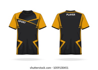 Download Soccer Jersey Template Yellow Images Stock Photos Vectors Shutterstock PSD Mockup Templates