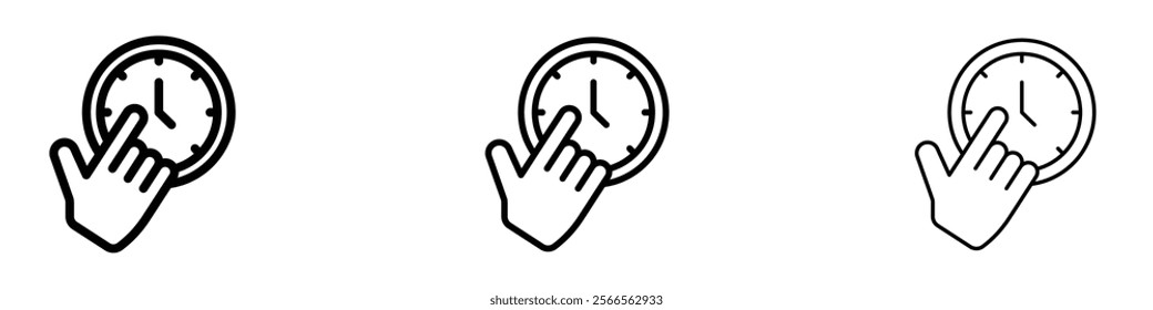 Specify at time icon in tree different line stroke sizes.