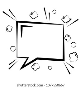 speck bubble empty clouds comic chat image