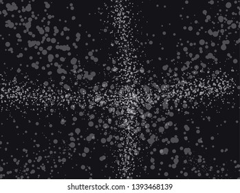 Speckle Background. Dust and Grit vintage texture in black and white.