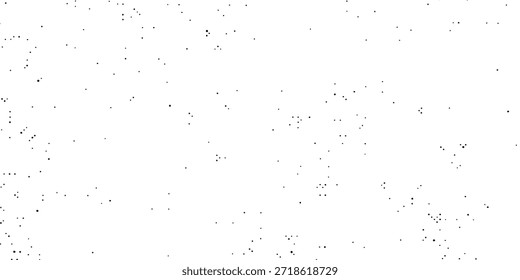 Textura de punto de grano moteado con efecto de ruido de socorro. Papel blanco grunge patrón con polvo, arena y suciedad superpuesta. Ilustración vectorial sobre fondo aislado. eps 10