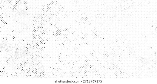 Textura de sonido de papel blanco de puntos de grano moteado con fondo de patrón de Vector de efecto de socorro. 