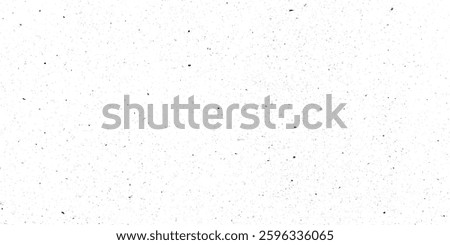 Speckle grain dot white paper noise texture with distress effect vector illustration pattern background. Dirty or dust film grain speck grit grunge overlay on white background grain noise particles.