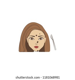 speckle operation colored icon. Element of beauty and anti aging icon for mobile concept and web apps. Color speckle operation icon can be used for web and mobile on white background