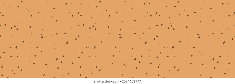 Speckle Reispapier nahtlose Muster. Eierschale und körnige Textur wie ein Kunsthandwerkskarton. Vektorecru-Hintergrund.