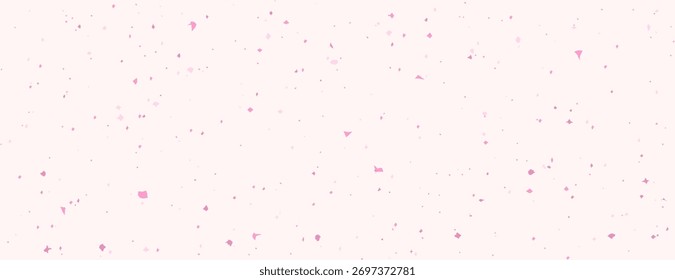 Padrão de Speckle Terrazzo. Textura de pedra granito rosa. Fundo abstrato para design de interiores, papel de parede, grés, papel de embalagem. Ilustração de vetor vintage.
