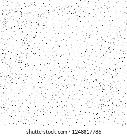 Speckled, grainy dots seamless texture. Bright black dots.