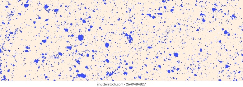 Fundo azul e bege brilhante. Efeito granuloso grunge textura grão. Modelo de vetor.