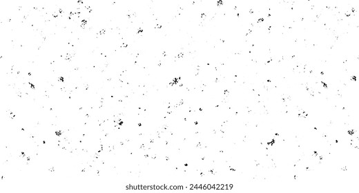 Speckled gritty noise grain background. Speckle grit white dust retro grainy pattern overlay. Rough distress grunge black paper gradient. Old vintage wall spray graphic texture vector illustration