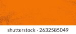 Speckled gritty texture overlay, grunge and noise effect on an orange background. Vector grainy vibrant backdrop