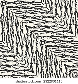 Speckled Ink Textured Zigzag Pattern
