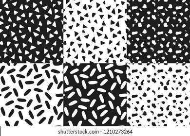 speckles Seamless pattern. Exotic fashion trend and textile design. Repeated vector illustration.