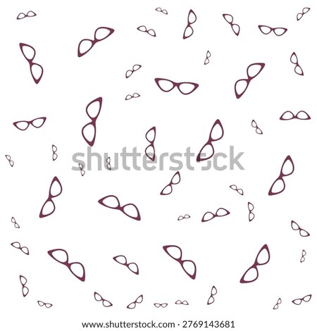 Specs art modern style trendy design gorgeous vector Illustration.eps