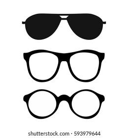 spectacle frame vector