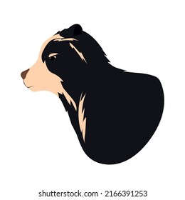 Spectacled Bear Cartoon Icon Isolated Stock Vector (Royalty Free ...