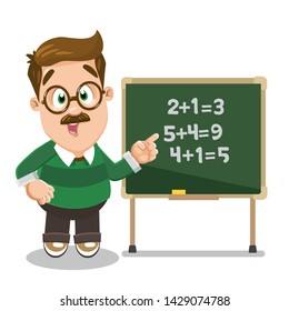 5,609 Man teacher pointing board Images, Stock Photos & Vectors ...