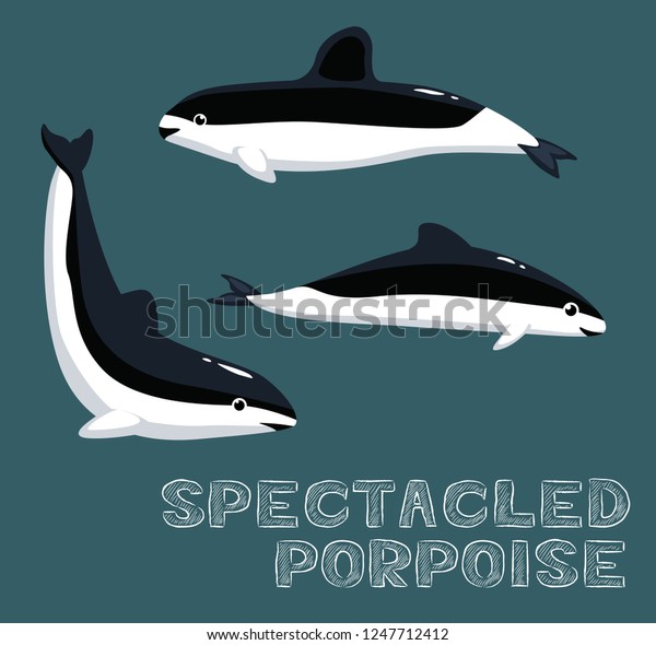 Spectacled Porpoise Cartoon Vector Illustration Stock Vector (Royalty ...