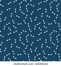 Spectacles blue pattern - vector seamless texture made with eyeglasses