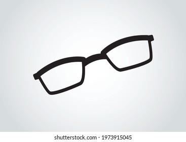 Spectacles frame in isolated background good eyeglass for fashion accessory. Best ad concept. Business ad concept, book coverpage