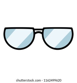 spectacles graphic vector illustration Icon
