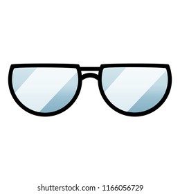 spectacles graphic vector illustration Icon