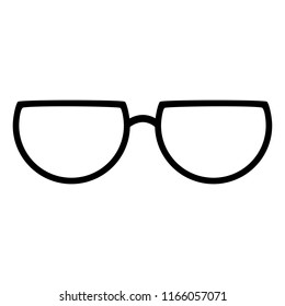 spectacles graphic vector illustration Icon