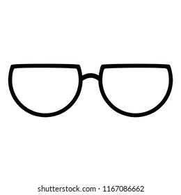 spectacles graphic vector illustration Icon