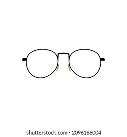spectacles icon design template vector