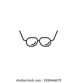 spectacles icon. Element of clothes icon. Premium quality graphic design. Signs,  symbols collection icon for websites, web design, mobile app on white background