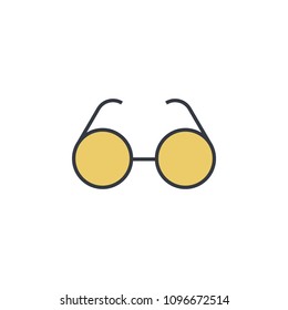 spectacles icon. Element of web icon with one color for mobile concept and web apps. Thin line spectacles icon can be used for web and mobile. Premium icon on white background