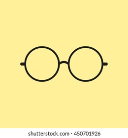 spectacles icon. Glasses.