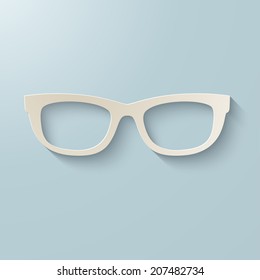 Spectacles icon. Vector illustration