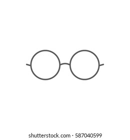 Spectacles icon, vector illustration.