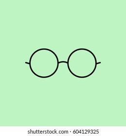 Spectacles icon, vector illustration.