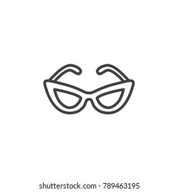 spectacles icon. Women's things element. Premium quality graphic design. Signs symbols collection, simple icon for websites, web design, mobile app, info graphics on white background