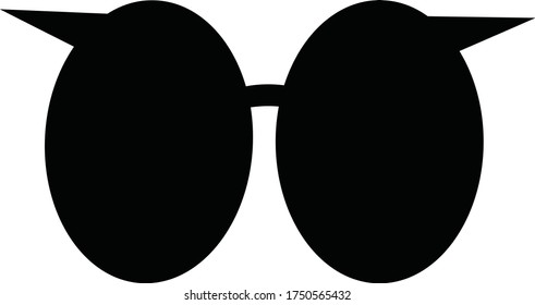 Spectacles logo design vector stock
