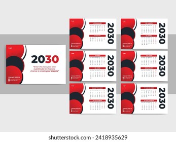 Spectacular And Calendar Design Vector
