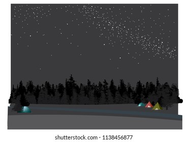 A spectacular camping ground