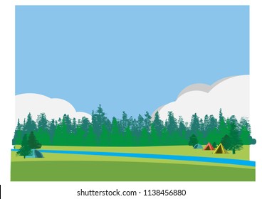 A spectacular camping ground