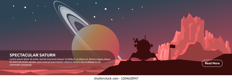 Spectacular Saturn - Banner Design