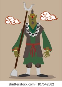 The specter of the monk(character from the Chinese novel journey to the west)